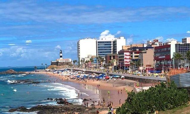 Appartement Flat Avenida Oceânica Barra à Salvador Extérieur photo